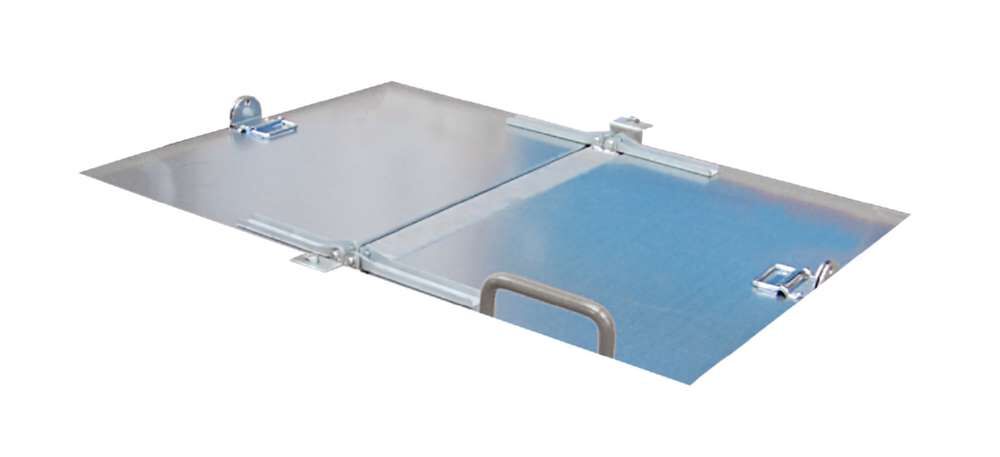 Bauer Deckel Typ SB 1500-2000 980x90x1790mm verzinkt Produktbild Bauer Deckel Typ SB 1500-2000 980x90x1790mm verzinkt