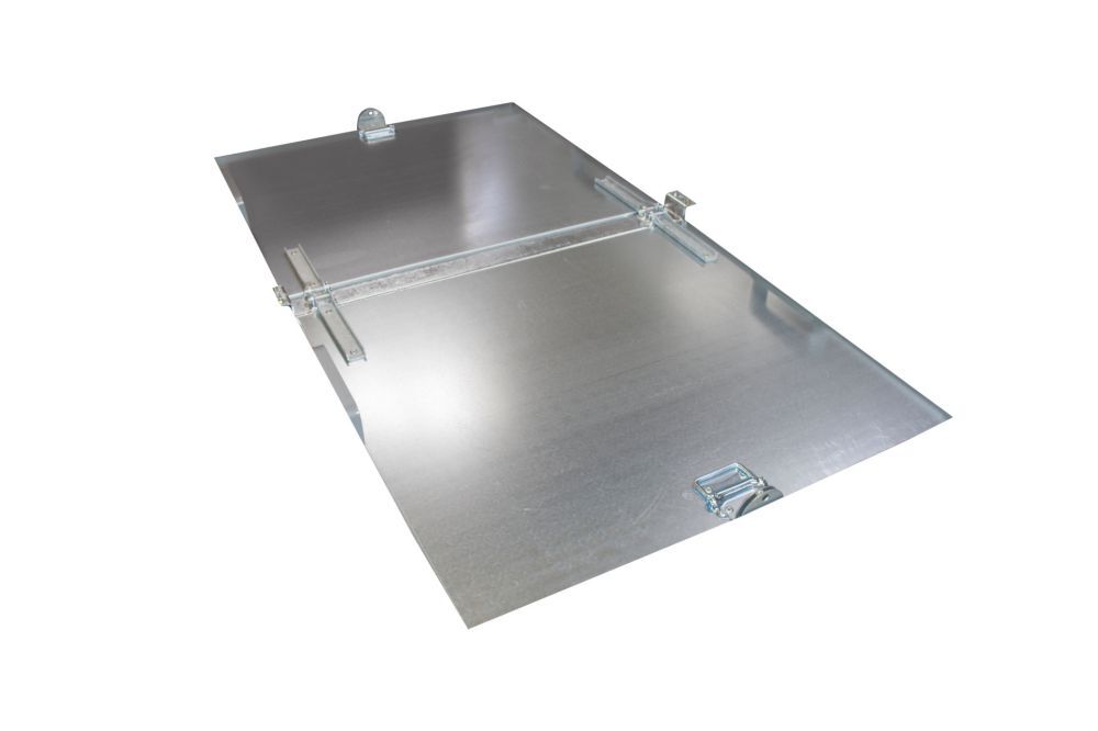 Bauer Deckel für Klappbodenbehälter Länge 1715 mm Produktbild Bauer Deckel für Klappbodenbehälter Länge 1715 mm