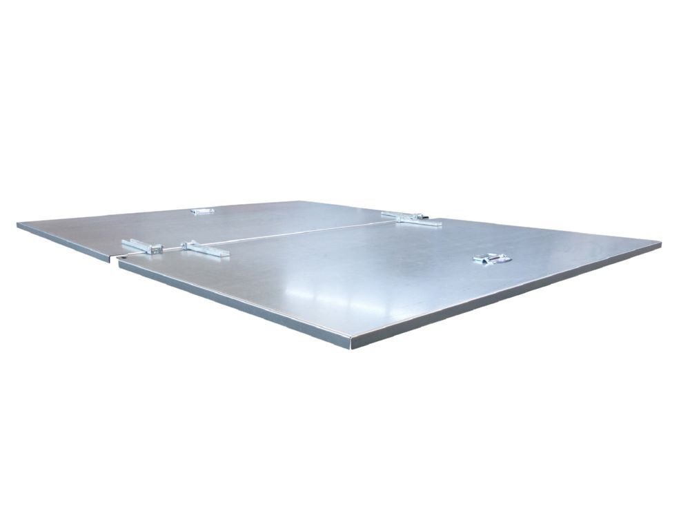 Produktbild Bauer Deckel für Kippbehälter 1545 mm breit verzinkt