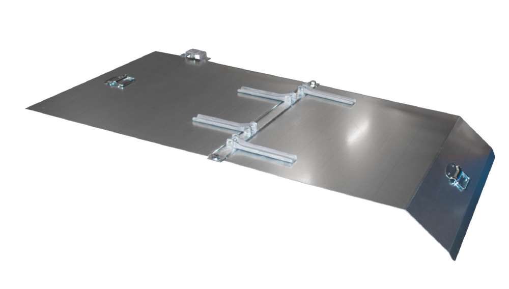 Bauer Deckel 2 teilig Typ BKM 50 verzinkt 855x160x1510mm Produktbild Bauer Deckel 2 teilig Typ BKM 50 verzinkt 855x160x1510mm