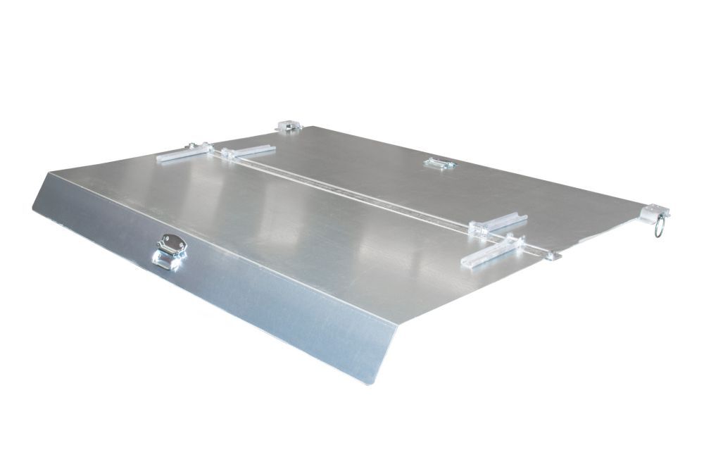 Bauer Deckel für Kippbehälter verzinkt nicht stapelbar Produktbild Bauer Deckel für Kippbehälter verzinkt nicht stapelbar