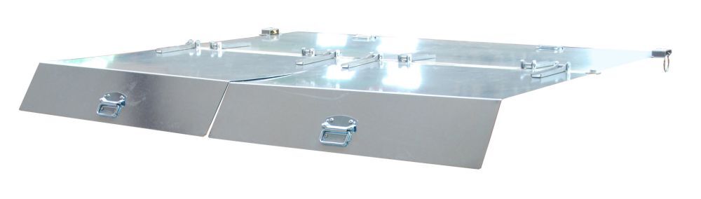 Bauer Deckel für Kippbehälter Breite 1930 mm verzinkt Produktbild Bauer Deckel für Kippbehälter Breite 1930 mm verzinkt