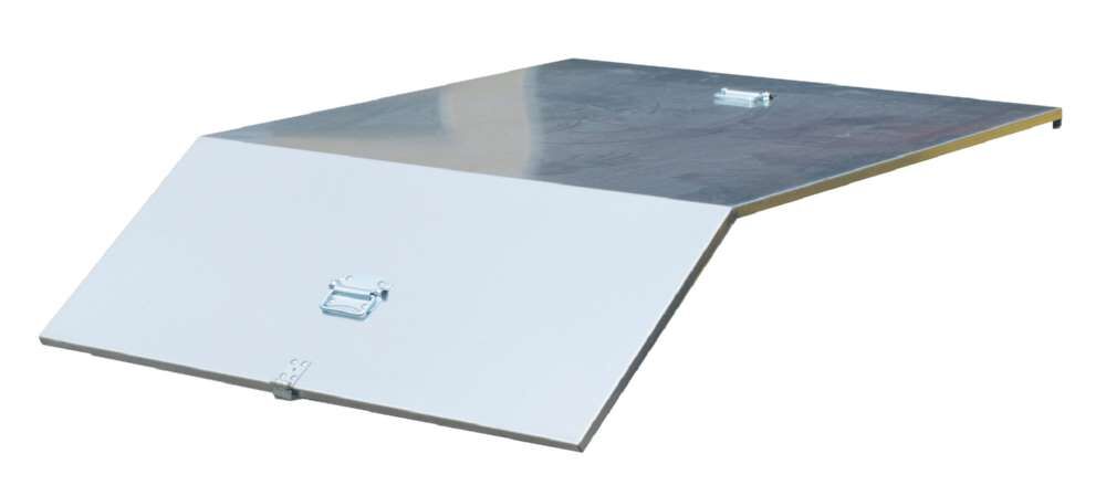 Bauer Deckel abschließbar Typ BBP 100 BBG 100 BBK 100 verzinkt Produktbild Bauer Deckel abschließbar Typ BBP 100 BBG 100 BBK 100 verzinkt