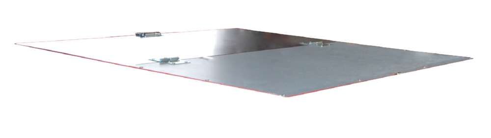 Bauer Deckel Typ VD 1000 VG 1100 verzinkt 1190x170x1260mm Produktbild Bauer Deckel Typ VD 1000 VG 1100 verzinkt 1190x170x1260mm