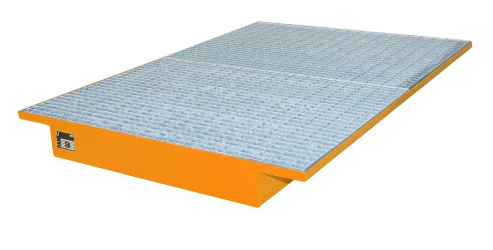 Bauer Einhängewanne EHW 1800 lackiert Gelborange Produktbild Bauer Einhängewanne EHW 1800 lackiert Gelborange