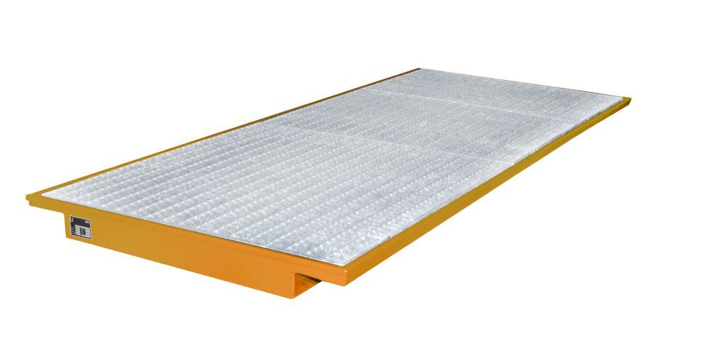 Bauer Einhängewanne EHW 3300 lackiert Gelborange Produktbild Bauer Einhängewanne EHW 3300 lackiert Gelborange