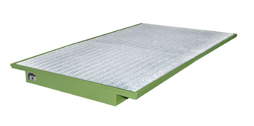 Bauer Einhängewanne EHW 2200 resedagrün 2150 x 140 x 1250 mm Produktbild Bauer Einhängewanne EHW 2200 resedagrün 2150 x 140 x 1250 mm