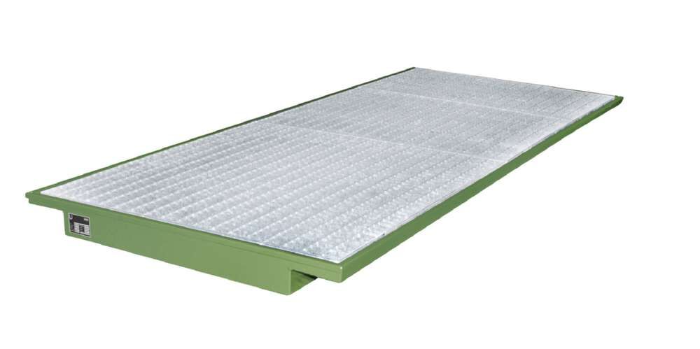 Bauer Einhängewanne EHW 3300 resedagrün 3250 x 110 x 1250 mm Produktbild Bauer Einhängewanne EHW 3300 resedagrün 3250 x 110 x 1250 mm