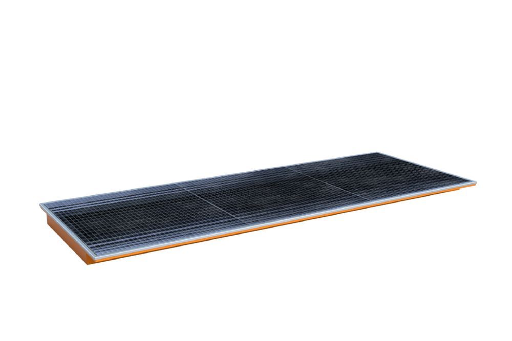 Bauer Südlohn Einhängewanne PE-Einsatz EHW 3300 PE lackiert Gelborange Produktbild Bauer Südlohn Einhängewanne PE-Einsatz EHW 3300 PE lackiert Gelborange bild 2