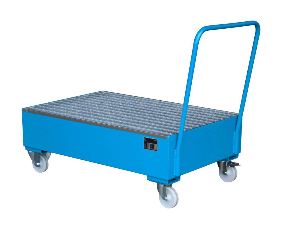 Bauer Fahrbare Auffangwanne 2020 lackiert Lichtblau Produktbild Bauer Fahrbare Auffangwanne 2020 lackiert Lichtblau