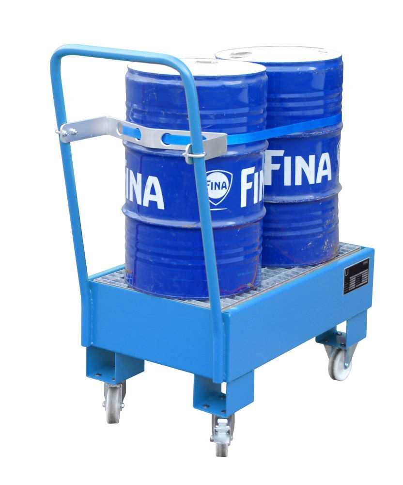 Bauer Fahrbare Auffangwanne AW 60 1 SR lackiert Lichtblau Produktbild Bauer Fahrbare Auffangwanne AW 60 1 SR lackiert Lichtblau bild 3