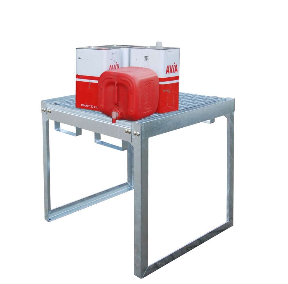 Bauer Fass und Kleingebinderegal FRE G1M 920 x 805 x 785 mm feuerverzinkt Produktbild Bauer Fass und Kleingebinderegal FRE G1M 920 x 805 x 785 mm feuerverzinkt bild 2