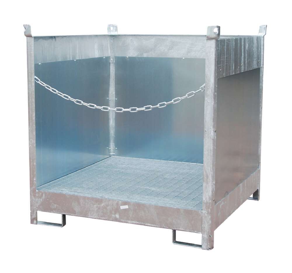 Bauer Fass Stapelpalette FSP 4G 1400 x 1435 x 1400 mm feuerverzinkt Produktbild Bauer Fass Stapelpalette FSP 4G 1400 x 1435 x 1400 mm feuerverzinkt