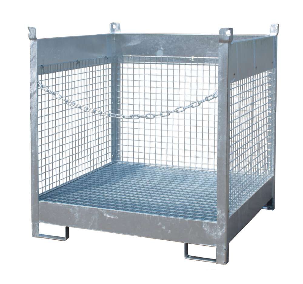 Bauer Fass Stapelpalette FSP 4D 1400 x 1435 x 1400 mm feuerverzinkt Produktbild Bauer Fass Stapelpalette FSP 4D 1400 x 1435 x 1400 mm feuerverzinkt