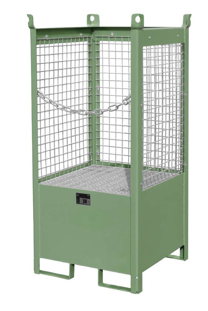 Bauer Fass Stapelpalette FSP 1D 755 x 1590 x 755 mm lackiert resedagrün Produktbild Bauer Fass Stapelpalette FSP 1D 755 x 1590 x 755 mm lackiert resedagrün