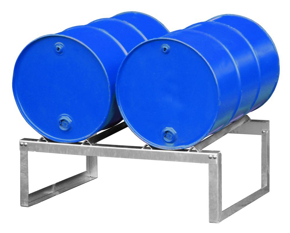 Bauer Fassauflage FA 200 2 feuerverzinkt Produktbild Bauer Fassauflage FA 200 2 feuerverzinkt bild 5