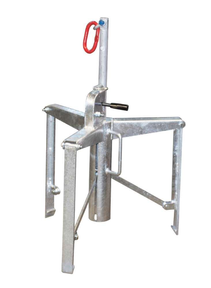 Bauer Fassgreifer 3P feuerverzinkt Spannbereich von 270 bis 680 mm Produktbild Bauer Fassgreifer 3P feuerverzinkt Spannbereich von 270 bis 680 mm