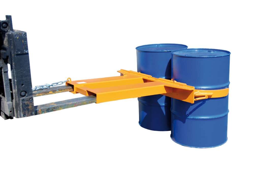 Bauer Fassgreifer FK-II lackiert gelborange Produktbild Bauer Fassgreifer FK-II lackiert gelborange bild 2