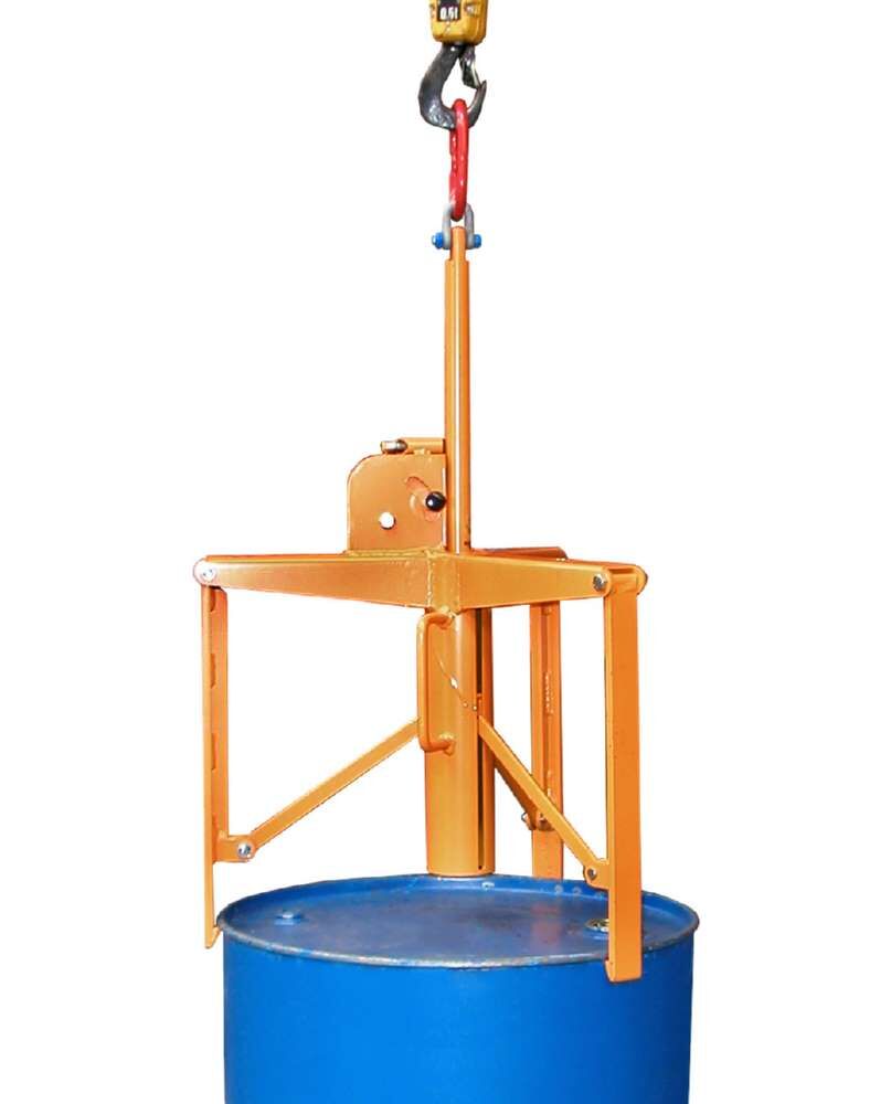 Bauer Fassgreifer 3P lackiert gelborange Produktbild Bauer Fassgreifer 3P lackiert gelborange