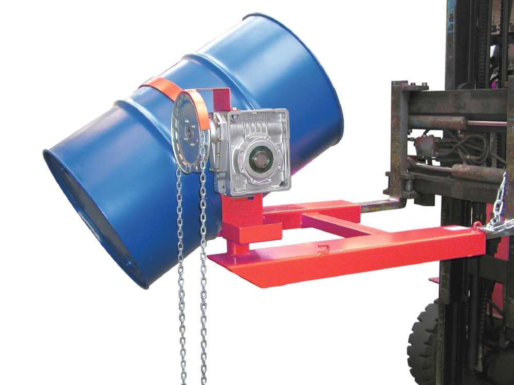 Bauer Fasskipper FD-K für 200 Liter Fässer lackiert feuerrot Produktbild Bauer Fasskipper FD-K für 200 Liter Fässer lackiert feuerrot