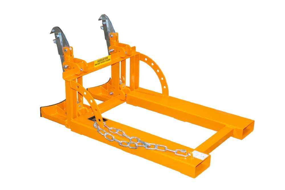 Bauer Fasslifter RS 60-II lackiert gelborange Produktbild Bauer Fasslifter RS 60-II lackiert gelborange bild 2