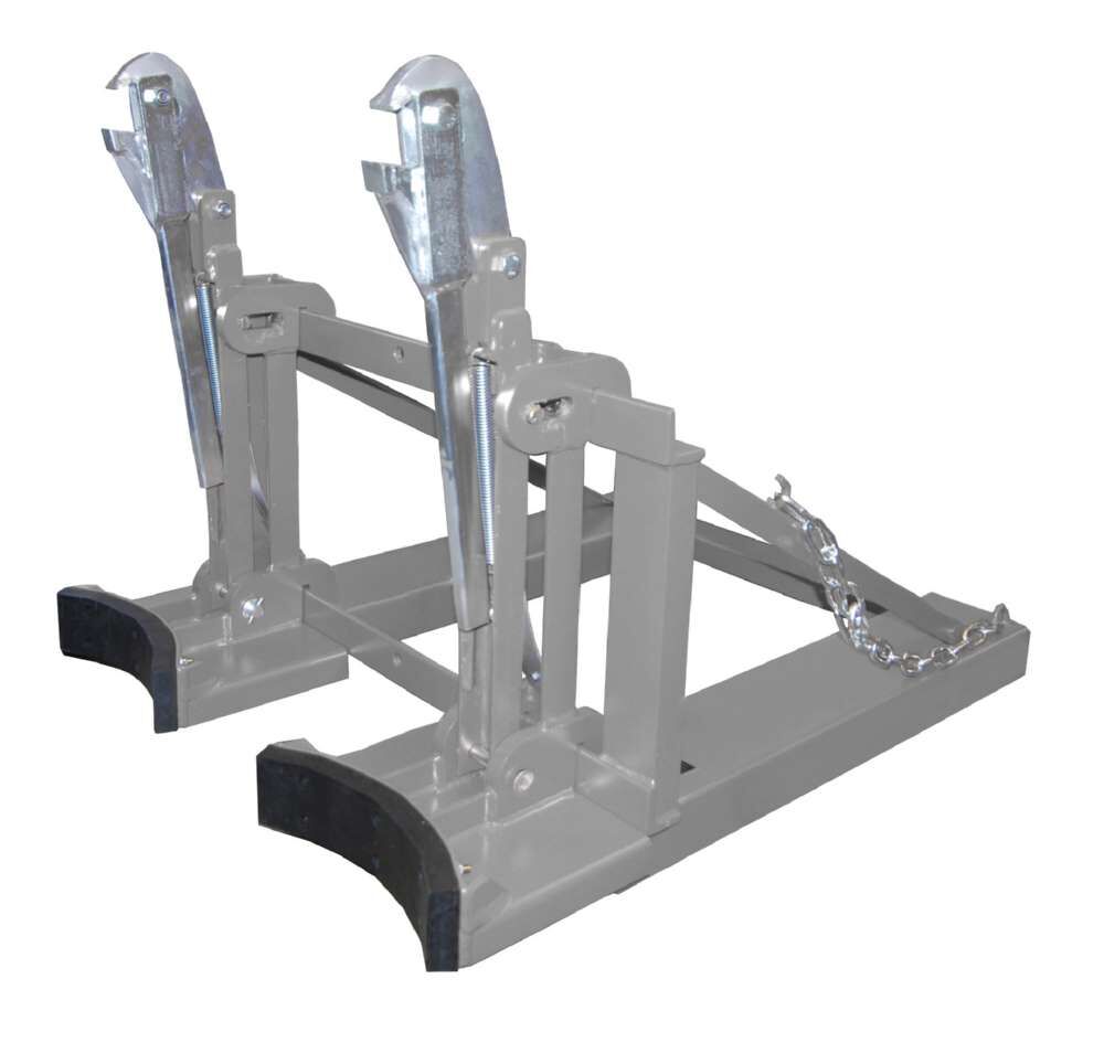 Bauer Fasslifter RS-II/M für gefüllte 200 Liter Fässer lackiert mausgrau Produktbild Bauer Fasslifter RS-II/M für gefüllte 200 Liter Fässer lackiert mausgrau