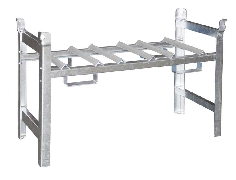 Bauer Fassregal FR 3 1380 x 850 x 580 mm feuerverzinkt Produktbild Bauer Fassregal FR 3 1380 x 850 x 580 mm feuerverzinkt