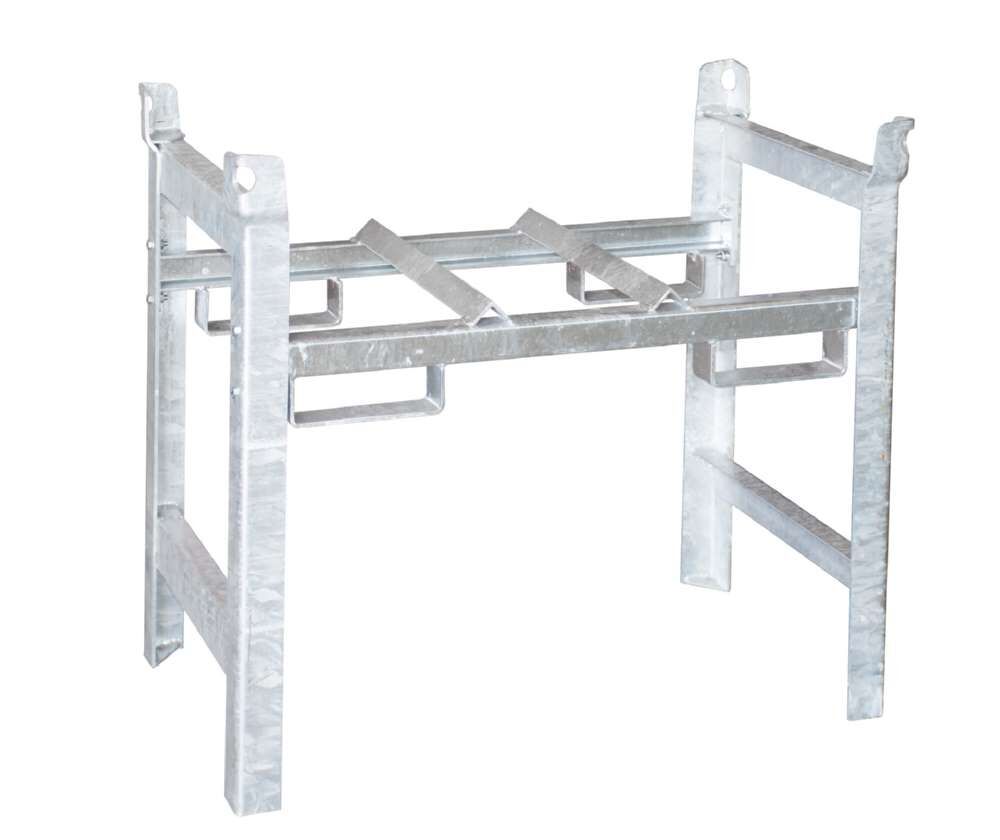 Bauer Fassregal FR 1 980 x 850 x 580 mm feuerverzinkt Produktbild Bauer Fassregal FR 1 980 x 850 x 580 mm feuerverzinkt