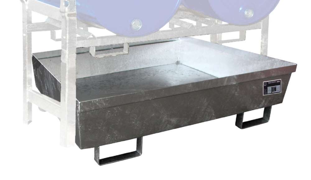 Bauer Fassregal FRA 2 Auffangwanne 1200 x 335 x 1200 mm feuerverzinkt Produktbild Bauer Fassregal FRA 2 Auffangwanne 1200 x 335 x 1200 mm feuerverzinkt
