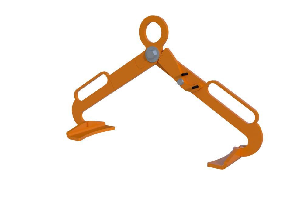 Bauer Fasszange LGZ 60 Spannmaß 4502 mm Gelborange Produktbild Bauer Fasszange LGZ 60 Spannmaß 4502 mm Gelborange