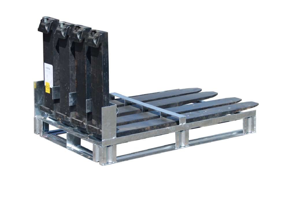 Bauer Gabelzinkenpalette GZP 4 feuerverzinkt Länge 1200 mm Produktbild Bauer Gabelzinkenpalette GZP 4 feuerverzinkt Länge 1200 mm