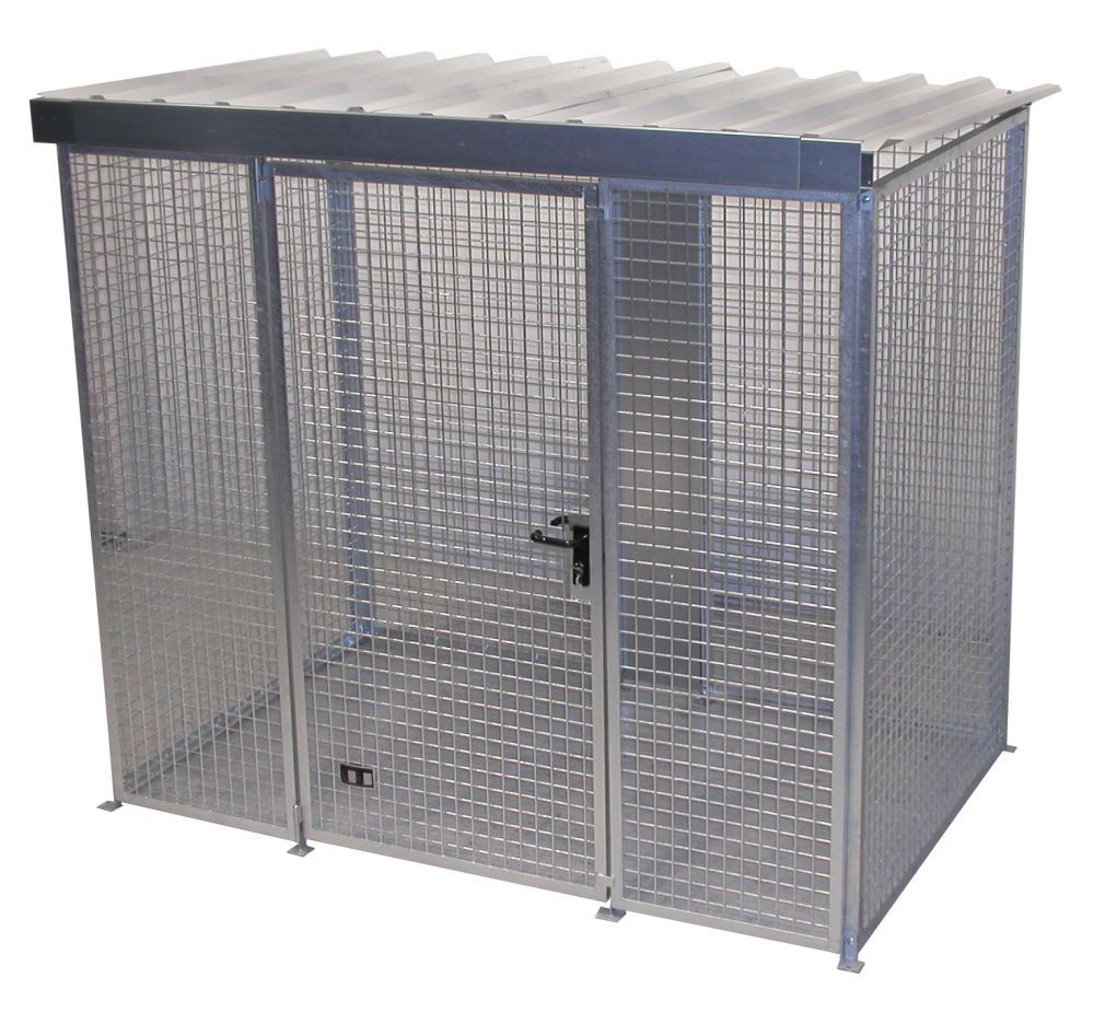 Bauer Gasflaschen Container GFC M3 D feuerverzinkt Produktbild Bauer Gasflaschen Container GFC M3 D feuerverzinkt