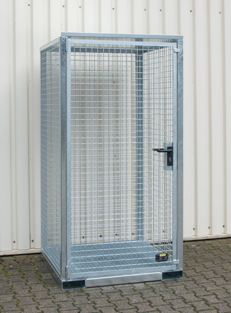 Bauer Gasflaschen Container GFC E G M0 feuerverzinkt Produktbild Bauer Gasflaschen Container GFC E G M0 feuerverzinkt