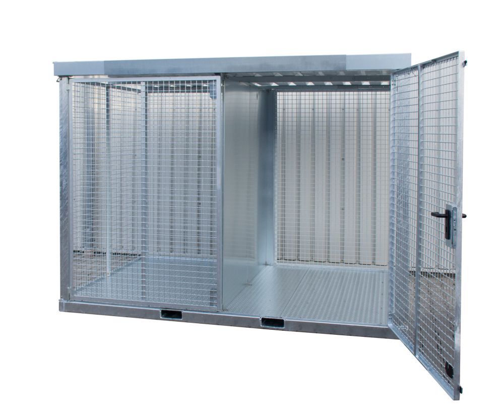 Bauer Gasflaschen Container GFC E T M5 feuerverzinkt Produktbild Bauer Gasflaschen Container GFC E T M5 feuerverzinkt