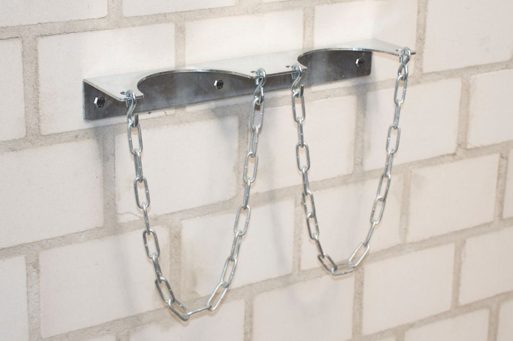 Bauer Gasflaschen Wandhalterung GWH 140 II feuerverzinkt Produktbild Bauer Gasflaschen Wandhalterung GWH 140 II feuerverzinkt