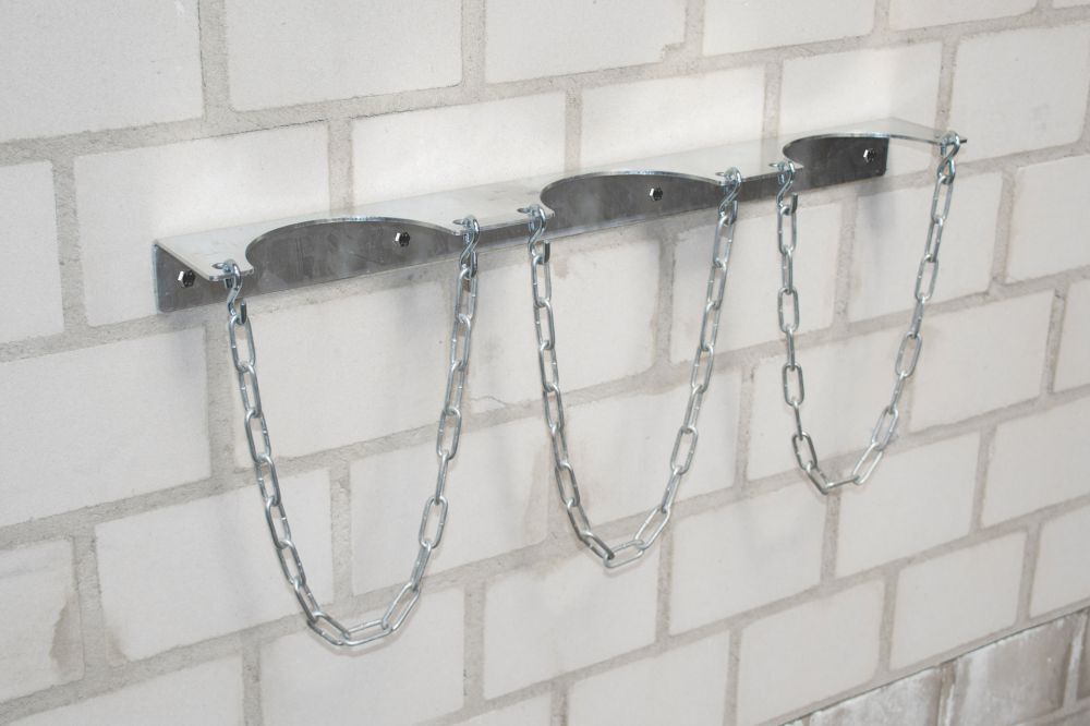 Bauer Gasflaschen Wandhalterung GWH 140 III feuerverzinkt Produktbild Bauer Gasflaschen Wandhalterung GWH 140 III feuerverzinkt