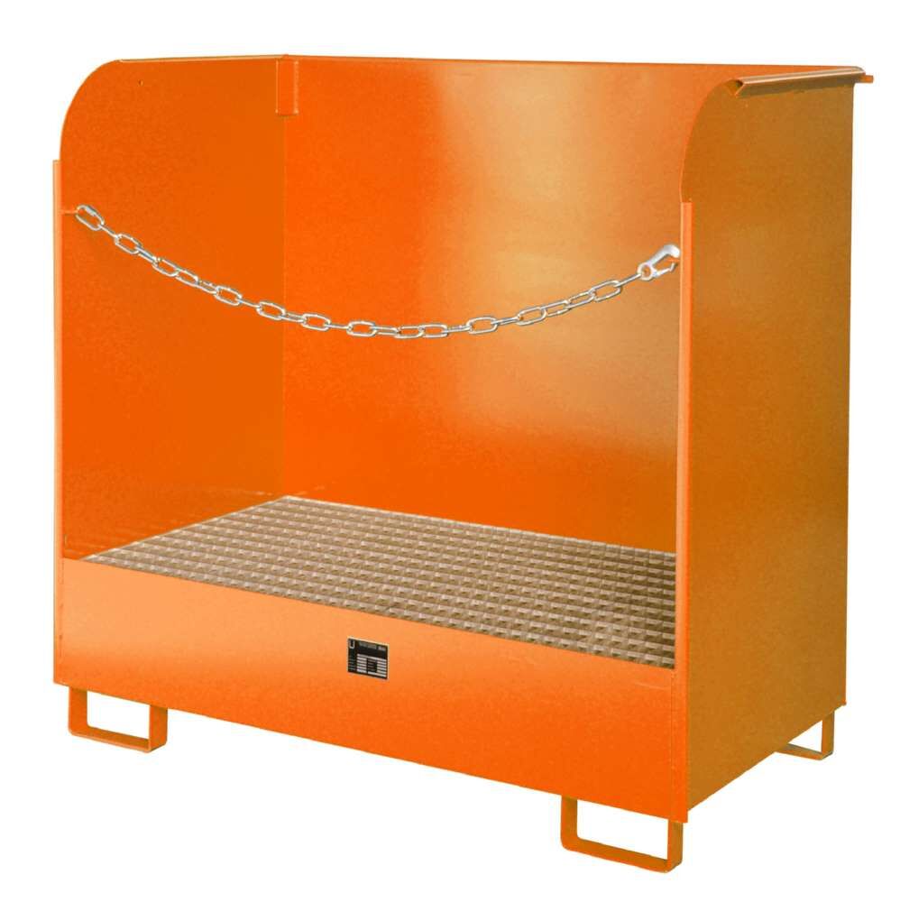 Bauer Gefahrstoff Depot GD A 1420 x 1370 x 795 mm lackiert gelborange Produktbild Bauer Gefahrstoff Depot GD A 1420 x 1370 x 795 mm lackiert gelborange