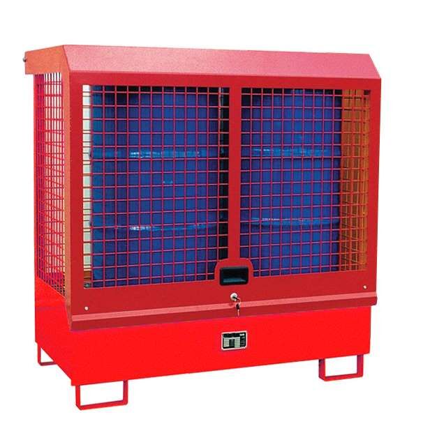 Bauer Gefahrstoff Depot GD C 1430 x 1390 x 820 mm lackiert feuerrot Produktbild Bauer Gefahrstoff Depot GD C 1430 x 1390 x 820 mm lackiert feuerrot