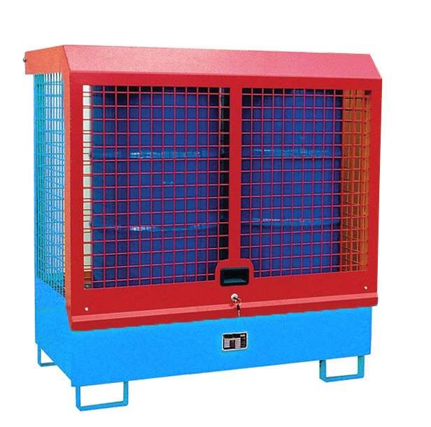 Bauer Gefahrstoff Depot GD C 1430 x 1390 x 820 mm lackiert lichtblau Produktbild Bauer Gefahrstoff Depot GD C 1430 x 1390 x 820 mm lackiert lichtblau