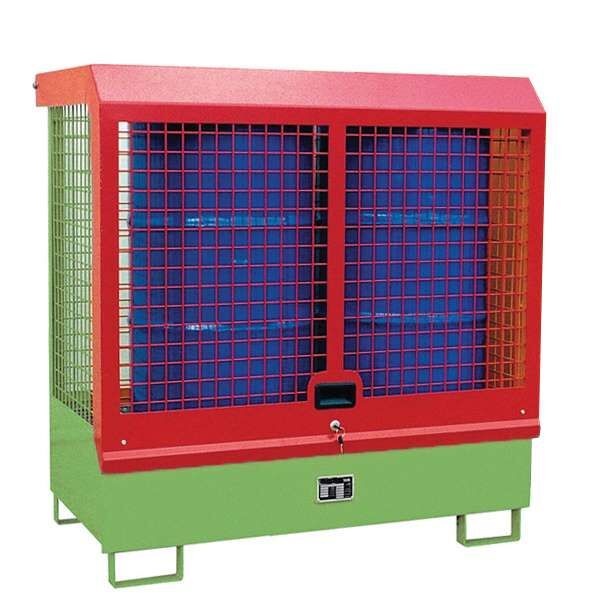 Bauer Gefahrstoff Depot GD C 1430 x 1390 x 820 mm lackiert resedagrün Produktbild Bauer Gefahrstoff Depot GD C 1430 x 1390 x 820 mm lackiert resedagrün