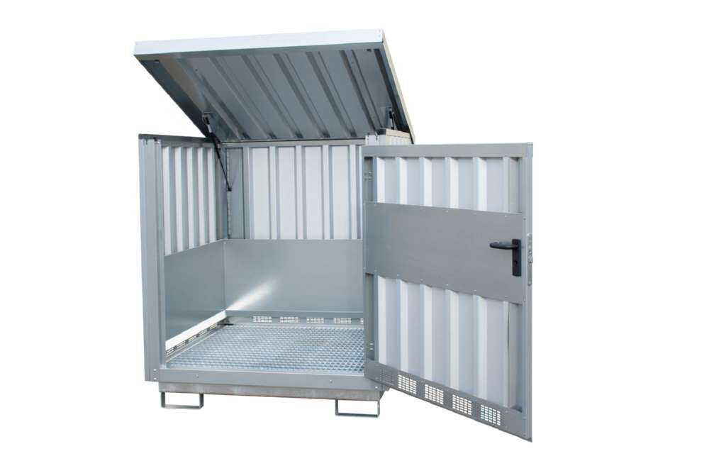 Bauer Gefahrstoff Depot GD E 4 verzinkt 1535 x 1710 x 1590 mm Produktbild Bauer Gefahrstoff Depot GD E 4 verzinkt 1535 x 1710 x 1590 mm bild 2