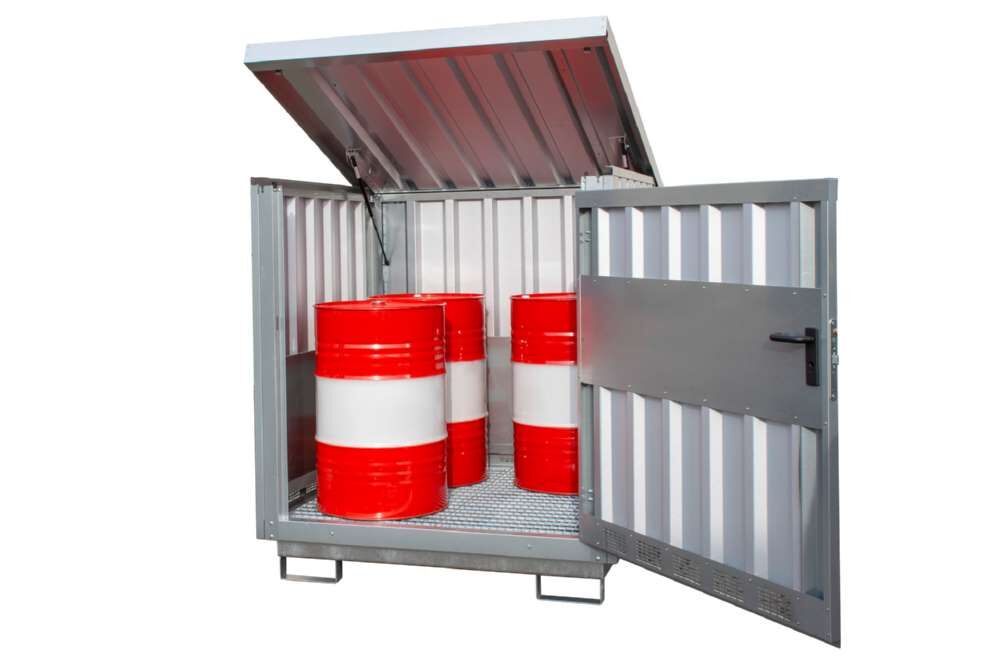 Bauer Gefahrstoff Depot GD E 4 verzinkt 1535 x 1710 x 1590 mm Produktbild Bauer Gefahrstoff Depot GD E 4 verzinkt 1535 x 1710 x 1590 mm bild 3