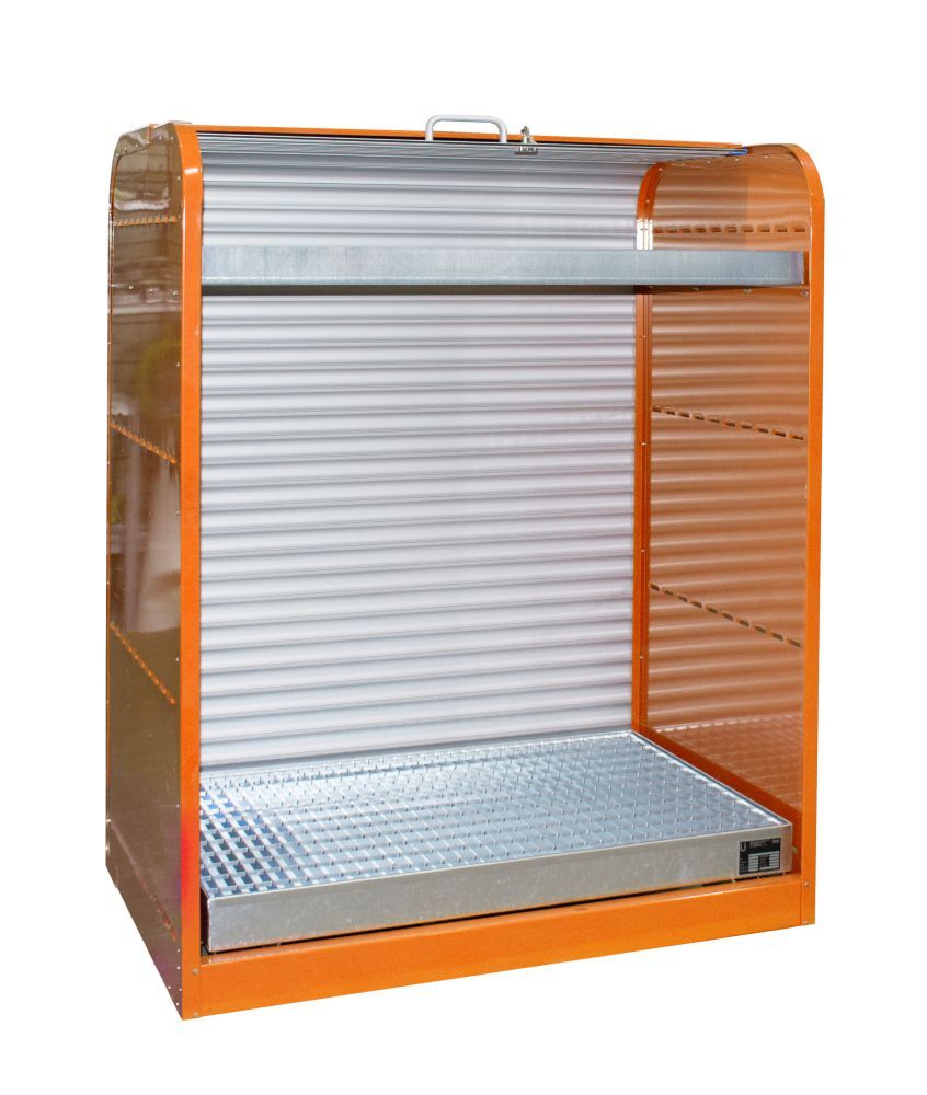 Bauer Gefahrstoff Rollladenschrank RSG 3 lackiert Gelborange Produktbild Bauer Gefahrstoff Rollladenschrank RSG 3 lackiert Gelborange bild 2