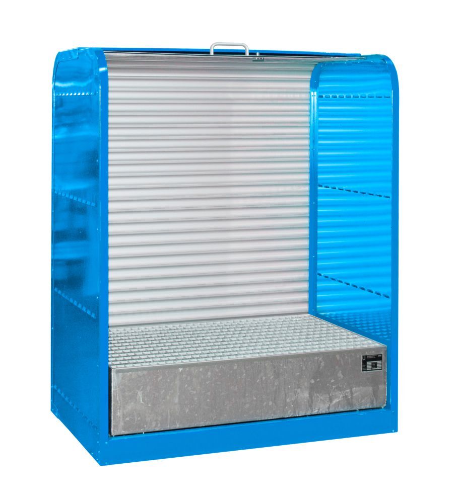 Bauer Gefahrstoff Rollladenschrank RSG 1 lackiert Lichtblau Produktbild Bauer Gefahrstoff Rollladenschrank RSG 1 lackiert Lichtblau bild 2