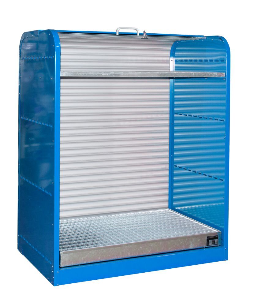 Bauer Gefahrstoff Rollladenschrank RSG 2 lackiert Lichtblau Produktbild Bauer Gefahrstoff Rollladenschrank RSG 2 lackiert Lichtblau bild 2