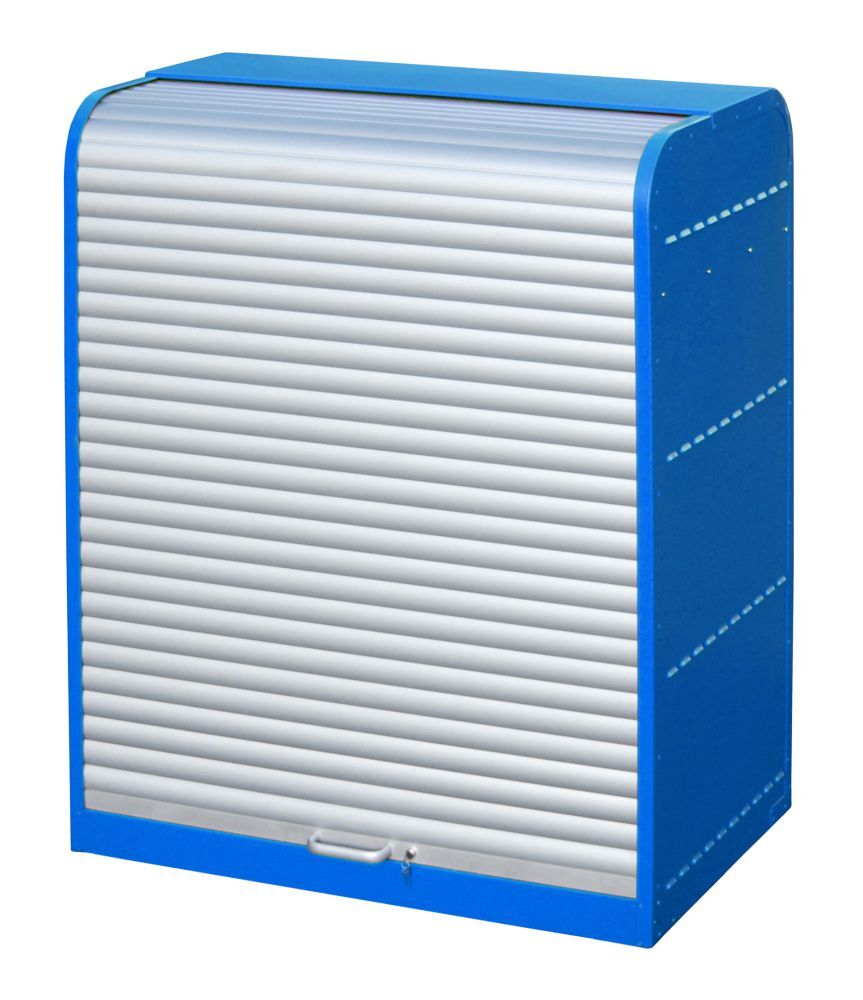 Bauer Gefahrstoff Rollladenschrank RSG 3 lackiert Lichtblau Produktbild Bauer Gefahrstoff Rollladenschrank RSG 3 lackiert Lichtblau