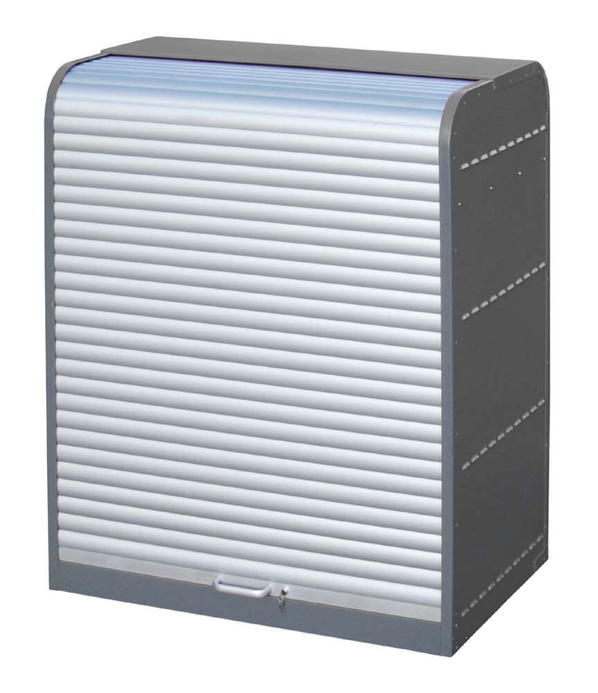 Bauer Gefahrstoff Rollladenschrank RSG 4 lackiert 1300 x 1610 x 870 mm mausgrau Produktbild Bauer Gefahrstoff Rollladenschrank RSG 4 lackiert 1300 x 1610 x 870 mm mausgrau bild 2