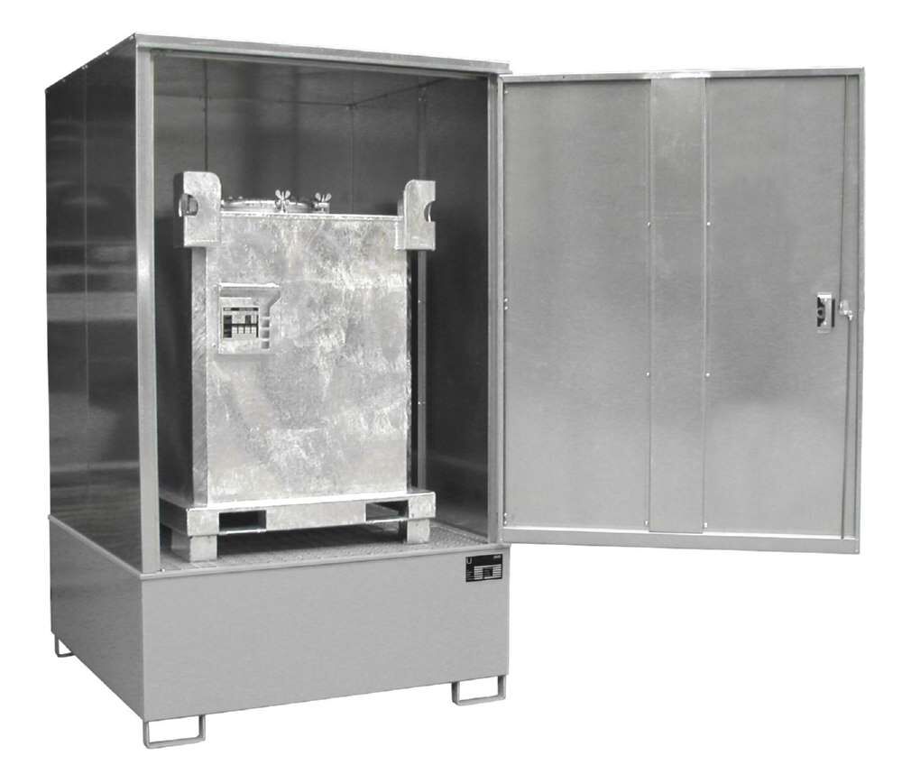 Bauer Gefahrstoff Schrank GS 4 lackiert 1475 x 2410 x 1460 mm mausgrau Bauer Gefahrstoff Schrank GS 4 lackiert 1475 x 2410 x 1460 mm mausgrau