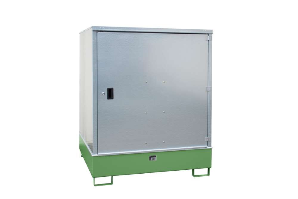 Bauer Gefahrstoff Schrank GS 3 lackiert 1475 x 1805 x 1460 mm resedagrün Produktbild Bauer Gefahrstoff Schrank GS 3 lackiert 1475 x 1805 x 1460 mm resedagrün
