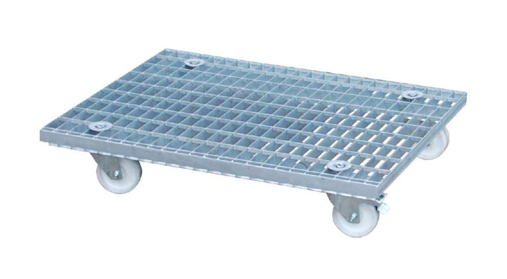 Bauer Gitterrost-Rollwagen GRW-II feuerverzinkt Produktbild Bauer Gitterrost-Rollwagen GRW-II feuerverzinkt